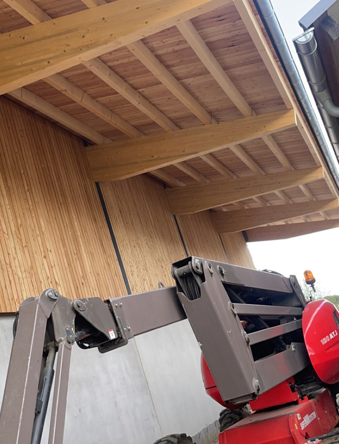 Holzbau der Zimmerei Ring